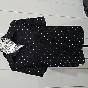 Justfab Women's Black Blouse